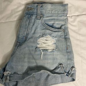 Aeropastale ripped jean shorts